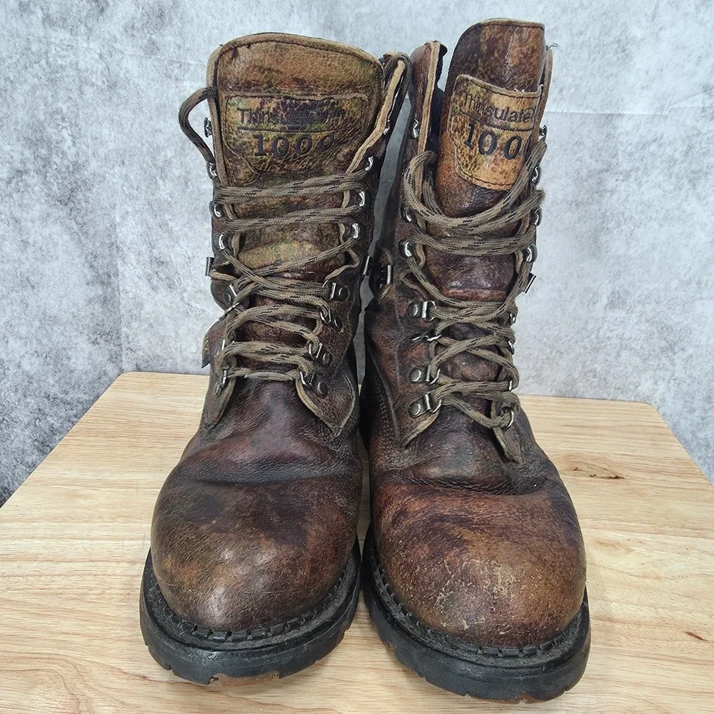 Northlake Boots Mens 10 Wide Brown Leather Hunting Goretex Thinsulate 1000